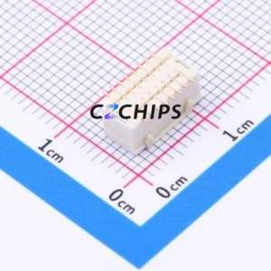 HC-SHD-2*8PLT-G-04 Wire-to-Board Pin Header SMD,P=1mm Connector 2x8P 1mm Vertical Mount SHD - Product Image 2