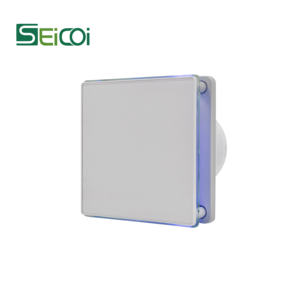 Ventilateur carré en plastique ABS haute puissance à faible bruit ventilateur <span class=keywords><strong>d</strong></span>'extraction de lumière <span class=keywords><strong>d</strong></span>'échappement <span class=keywords><strong>avec</strong></span> <span class=keywords><strong>capteur</strong></span> <span class=keywords><strong>d</strong></span>'<span class=keywords><strong>humidité</strong></span> - Product Image 1