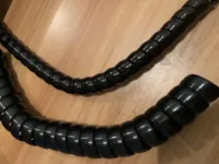 Funda Espiral Protectora para Cables y Mangueras Hidráulicas, Protector Flexible de Mangueras de PE para Protección de Cables
