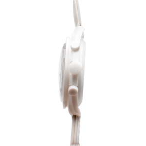 Reloj de Cuarzo Minimalista Blanco con Cronógrafo, Correa de Cuero, Caja Redonda de 40 mm, Pantalla Analógica, Reloj de Moda Unisex - Product Image 4