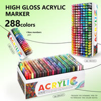 Lot de 288 stylos gel acryliques GuangNa en gros, marqueurs acryliques pour dessin artistique pour enfants, logo personnalisé