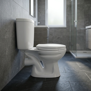 Inodoro de Cerámica OEM de Dos Piezas con Doble Descarga, Ecológico, Diseño Italiano Moderno - Product Image 4