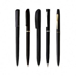Stylo à bille élégant de luxe pour hôtel, de haute qualité, personnalisable avec logo promotionnel, avec clip métallique - Product Image 2