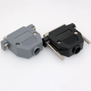 <span class=keywords><strong>DB25</strong></span> Macho Hembra Conector de cable soldado de 25 orificios Carcasa de plástico dos filas de enchufes paralelos de 25 pines - Product Image 4