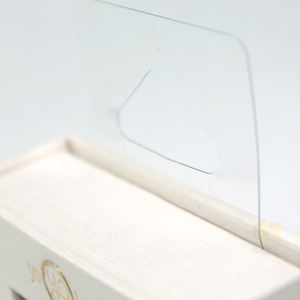 กล่องกระดาษแข็งแข็งแบบย่อยสลายได้กล่องของขวัญใสเคลือบผิวด้านสีใสสำหรับหน้าต่างแม่เหล็กหรูหรา - Product Image 6