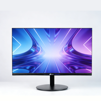 Ultra Slim 23.8 27 Inch Frameless Computer Monitor IPS 1920x1080 FHD Desktop LCD Screen Wall Mount Design for Home and Mini PC