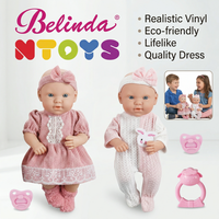 Poupées nouveau-nés Belinda Lovely, poupées reborn en vinyle pour filles, poupées nouveau-nés réalistes, poupées reborn réalistes, nouveau-nés