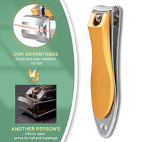 Outils de manucure soins de beauté coupe-ongles en forme de pied poignée antidérapante coupe-ongles en acier au carbone pour hommes vente en gros