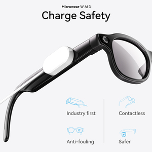 Nouvelles lunettes de photographie intelligentes avec caméra haute qualité 12MP, traduction <span class=keywords><strong>en</strong></span> temps réel, vidéo 4K, étanches, mémoire 16 Go 32 Go - Product Image 2