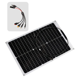 Panneau solaire flexible monocristallin 20W, efficacité 19,5%, pour banques d'alimentation/portables de camping/extérieur, situations d'urgence APH-P - Product Image 1