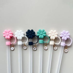 Оптовая продажа: персонализированные колпачки для трубочек с инициалами для стаканов и бутылок для воды – идеальный подарок - Product Image 5