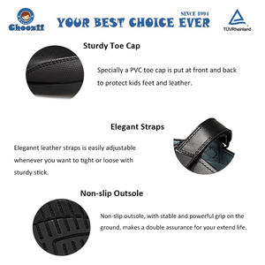 Choozii Kids Mary Jane Wedding Flower Shoes per bambine in microfibra pelle abito da festa piatto <span class=keywords><strong>scarpe</strong></span> nere più economiche - Product Image 2