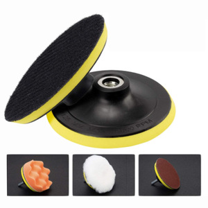 Almohadilla de pulido Proxxon de 4 pulgadas para amoladora angular, disco de vellón con reverso de nailon de dureza media, diámetro interior de 10 mm - Product Image 5