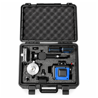 Kit de niveau laser auto-nivelant vert à 12 lignes pour une utilisation en intérieur et en extérieur avec base de réglage en aluminium