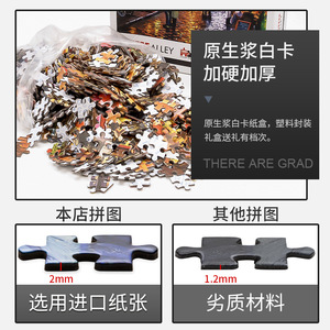 Luminous 1000 Pcs Puzzle Anti Stress High-Definition Glowing Jigsaw Puzzle para <span class=keywords><strong>juego</strong></span> <span class=keywords><strong>de</strong></span> <span class=keywords><strong>mesa</strong></span> infantil - Product Image 4
