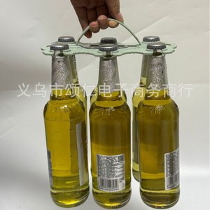 ที่จับขวดแบบพลาสติกสำหรับบรรจุขวดได้ 6 ขวด พกพาสะดวก - Product Image 4