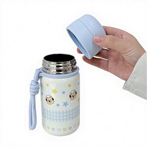 316 Stainless Steel Insulated Water Bottle Pop-Up Lid Portable Thermal Bottle <b>Large</b> Capacity Food Grade Travel Mug - Product Image 4
