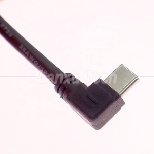 90 độ góc bên phải nhanh chóng sạc 2A USB 2.0 để Loại C sạc dữ liệu cáp mở rộng - Product Image 5