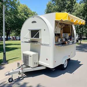 Chariot mobile à gaz carré pas cher, directement de l'usine, pour la vente de nourriture en plein air, camion de restauration, friteuse, remorque alimentaire, 2025 - Product Image 6
