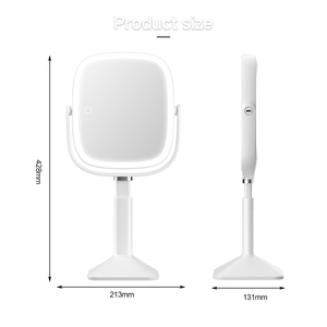 <span class=keywords><strong>Miroir</strong></span> de maquillage de table avec 3 modes de couleur, luminosité réglable, hauteur réglable, télescopique, <span class=keywords><strong>miroir</strong></span> cosmétique rechargeable - Product Image 6