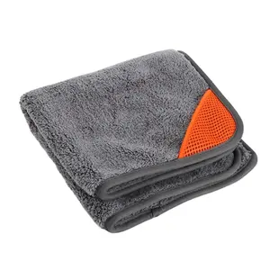 Custom Coral Fleece Car wash cloth,ultra absorbent to wet or dry cleaning microfiber towel