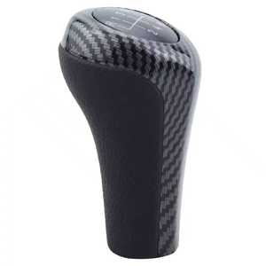 Carbon Fiber <b>Gear</b> Shift <b>Knob</b> Manual Transmission BMW 5 6 Speed Ergonomic Design - Product Image 4