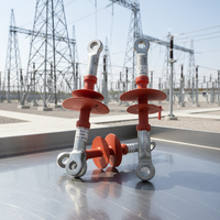 Aisladores de Vidrio Templado de Polímero Compuesto RuiPeng XP LXP FXBW para Transformadores de Distribución, Cable de Energía Eléctrica para Líneas Aéreas