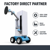 Robot de plâtrage automatique à 6 axes en acier inoxydable avec moteur et boîte de vitesses 110V-230V pour la construction