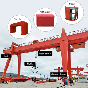 Grue à portique à double poutre APAX CRANE MG de type 10 tonnes à bas prix avec moteur, boîte de vitesses, roulement et télécommande - Product Image 4
