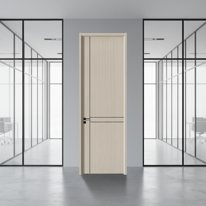 Puertas Interiores de Madera Sólida Premium para Diseño Moderno de Dormitorios y Oficinas, Duraderas, Reductoras de Ruido, con Acabado de Grano Natural - Product Image 4