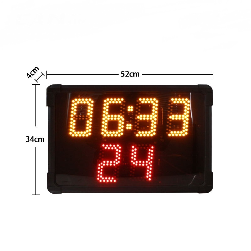 Tableau LED GANXIN 14/24S – Score, Chrono, Période – Basket, Foot, Baseball – Télécommande IR Incluse