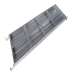 Building Steel Scaffolding Plank Hot <b>Dip</b> Galvanized Construction Scaffolding Metal Scaffold Plank With Hooks - Product Image 1