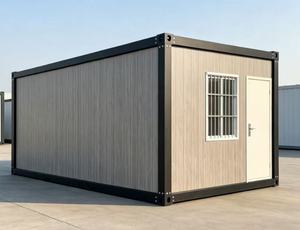 Maison préfabriquée modulaire imitation brique - Économe en énergie et étanche, personnalisable pour garde-bouillon, dortoir et entrepôt - Product Image 3