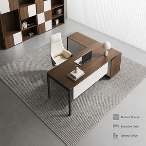 <span class=keywords><strong>Muebles</strong></span> de Oficina, Mesa Moderna de Madera para Oficina General - Product Image 1