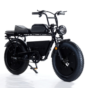 Batería de litio Super Powered 48V 500W 73 Ebike de dos asientos Fat Tire 2 plazas Bicicleta eléctrica <span class=keywords><strong>S7</strong></span> Motor de cubo trasero de acero 18ah - Product Image 1