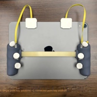 Manette de jeu 3D pour tablette, contrôleur DIY, poignée 6 touches, tir pulsé 8 doigts pour tablette PUBG, joystick, déclencheur
