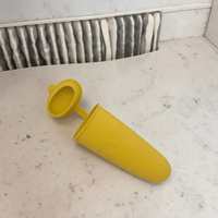 Moules à sucettes glacées en silicone Tubes réutilisables multicolores pour congélateur à glaçons DIY avec couvercle amovible écologique sans BPA
