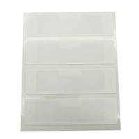 Étiquettes autocollantes 97*27MM Étiquette UHF Autocollant de sécurité Rfid passif Étiquette d'inventaire imprimable Autocollants d'étiquettes RFID à puce MR6P