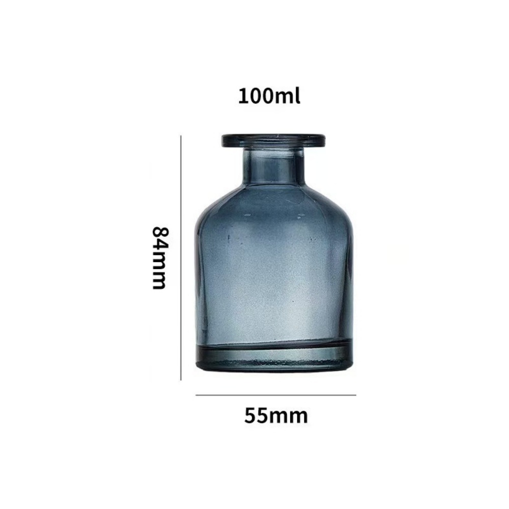 Flacon gris givré 100 ml, 80 unités/carton