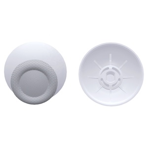 EXtremeRate - Grips de Repuesto para Palancas de Mando en Blanco Sólido y Gris New Hope para Controles de PS5 y PS4 - Product Image 4