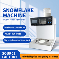 Populaire automatique coréen nouveau Style petit jus lait fabricant de crème glacée instantanée flocon de glace faisant la neige Machine à glace