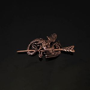 Barrettes à cheveux celtiques vikings, épingles à cheveux vintage à nœud celtique, bâtons à cheveux rétro en alliage d'argent, bijoux de barrette à cheveux en métal viking celtique - Product Image 6