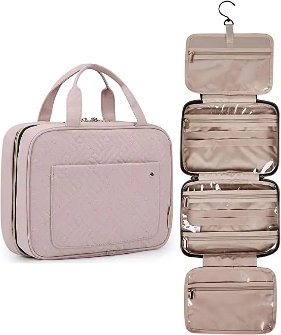Túi vệ sinh cá nhân với treo móc chống nước trang điểm Túi mỹ phẩm du lịch tổ chức cho các phụ kiện du lịch túi hộp thời trang