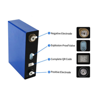 Baterai Lithium Ion Prismatic LiFePO4 DIY 3.2V 280Ah 314Ah Grade A+ 6000 Siklus Penyimpanan Energi Surya