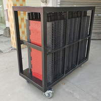 Adam Hall Midi 5 Mini 3 2CH 3CH 4CH 5 CHANNEL protecteur de roulette en métal garde-câble rampe transport chariot chariot chariot