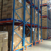 Système de rayonnage à palettes en acier anti-fuite à 5 niveaux, pour entrepôt, capacité de charge de 2000 kg