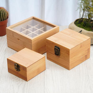 Boîte en bois MDF personnalisée faite à la main par Dorit, organisateur de bureau portable pour les huiles essentielles, le stockage d'échantillons de parfum, etc. - Product Image 6
