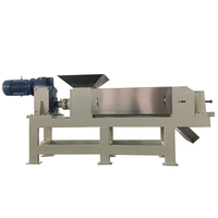 Machine de déshydratation du fumier de volaille et de vache / extrudeuse de fumier de porc et de poulet, sécheuse extrudeuse, séparateur solide-liquide 5,5 kW