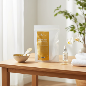 K-Beauty Fau ชุดโมเดลทองคำระดับพรีเมี่ยมสำหรับดูแลผิวหน้ามีความยืดหยุ่นบำรุงผิวการสร้างแบบจำลองใบหน้าเครื่องสำอางเกาหลี - Product Image 3