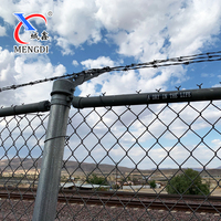 Malla de Alambre de Acero Galvanizado por Inmersión en Caliente de Alta Resistencia para Cercas de Alambre, para Sitios de Construcción